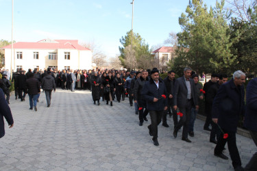 Laçınlılar 20 Yanvar şəhidlərinin əziz xatirəsini ehtiramla yad etdilər