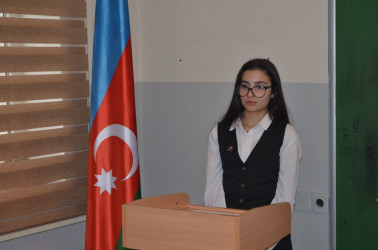 “Qızlar müzakirəyə qoşulur” layihəsi çərçivəsində laçınlı məktəblilərlə tədbir keçirilmişdir