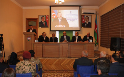 Azərbaycan Respublikasının Prezidenti cənab İlham Əliyevin  Yeni Azərbaycan Partiyasının VIII Qurultayındakı nitqindən irəli gələn vəzifələrə  dair Laçın Rayon İcra Hakimiyyətində geniş tərkibdə müşavirə keçirilmişdir.