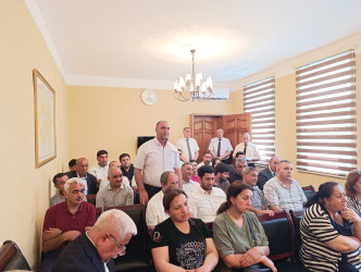Laçın Rayon İcra Hakimiyyətinin başçısı Aqil Nəzərlinin növbəti görüşü-səyyar qəbulu Bakı şəhərinin Nərimanov rayonunda keçirildi. 02.06.2025