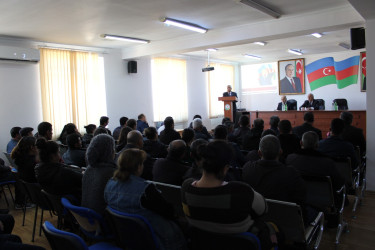 “Tolerantlıq - Azərbaycanda bir həyat tərzidir” mövzusunda tədbir keçirilmişdir.