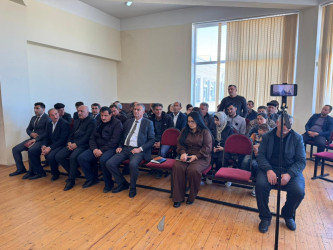 Laçın Rayon İcra Hakimiyyətinin başçısı Aqil Nəzərlinin növbəti görüşü-səyyar qəbulu Yevlax rayonunda keçirildi. 08.04.2026