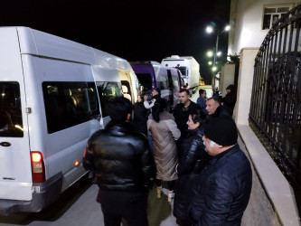 Laçın rayonunun Zabux kəndinə 7-ci mərhələdə daha 30 məcburi köçkün ailəsi yola salındı