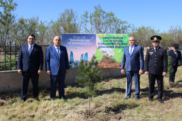 Laçınlılar “Şəhərsalma və Memarlıq ili” ilə əlaqədar ağacəkmə aksiyası keçirmişlər. 15.04.2026