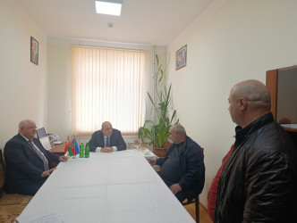 Laçın Rayon İcra Hakimiyyətinin başçısı Aqil Nəzərlinin növbəti görüşü-səyyar qəbulu Sumqayıt şəhərində keçirildi. 20.04.2026