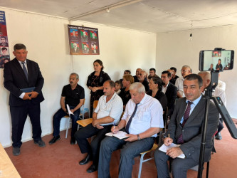 Laçın Rayon İcra Hakimiyyətinin başçısı Aqil Nəzərlinin növbəti görüşü-səyyar qəbulu Bərdə rayonunda keçirildi. 02.07.2026