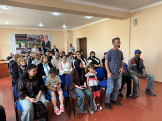 Laçın Rayon İcra Hakimiyyətinin başçısı Aqil Nəzərlinin növbəti görüşü-səyyar qəbulu Gəncə şəhərində keçirildi. 05.06.2026