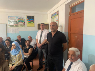 Laçın Rayon İcra Hakimiyyətinin başçısı Aqil Nəzərlinin növbəti görüşü-səyyar qəbulu Abşeron rayonunun Ceyranbatan qəsəbəsi ərazisində keçirildi. 05.09.2025
