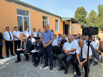 Laçın Rayon İcra Hakimiyyətinin başçısı Aqil Nəzərlinin növbəti görüşü-səyyar qəbulu Bərdə rayonunun Meşəçilik yaşayış massivində keçirildi. 03.09.2025