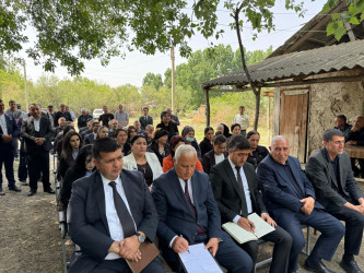 Laçın Rayon İcra Hakimiyyətinin başçısı Aqil Nəzərlinin növbəti görüşü-səyyar qəbulu Ağcabədi rayonunun Taxta Körpü ərazisindəki Alxaslı obasında keçirildi. 02.05.2025