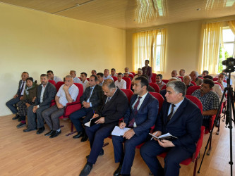 Laçın Rayon İcra Hakimiyyətinin başçısı Aqil Nəzərlinin növbəti görüşü-səyyar qəbulu Ağcabədi rayonunun Aran kəndində keçirildi. 21.05.2025