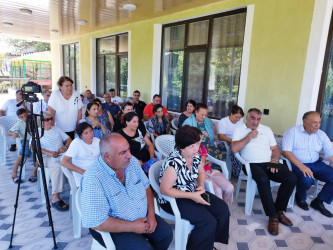 Laçın Rayon İcra Hakimiyyətinin başçısı Aqil Nəzərlinin növbəti görüşü-səyyar qəbulu Xaçmaz rayonunun Nabran qəsəbəsində keçirildi