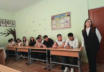 Laçınlı məktəblilərlə məişət zorakılığı ilə mübarizə mövzusunda maarifləndirici tədbir keçirilmişdir.