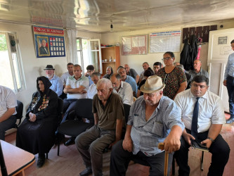 Laçın Rayon İcra Hakimiyyətinin başçısı Aqil Nəzərlinin növbəti görüşü-səyyar qəbulu Bərdə rayonunda keçirildi. 24.08.2026