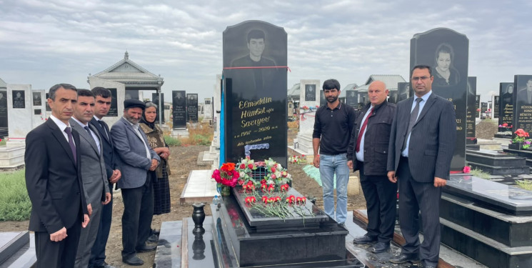 Vətən müharibəsi şəhidi Elməddin Sarıyevin anım günü ilə bağlı tədbir keçirilmişdir.