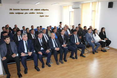 Laçın rayonunda heyvanların identifikasiyası və qeydiyyatı sisteminin formalaşdırılması barədə tədbir keçirilmişdir.