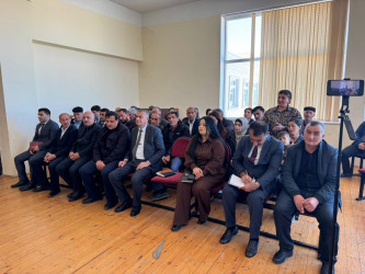 Laçın Rayon İcra Hakimiyyətinin başçısı Aqil Nəzərlinin növbəti görüşü-səyyar qəbulu Yevlax rayonunda keçirildi. 08.04.2026