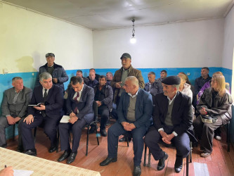 Laçın Rayon İcra Hakimiyyətinin başçısı Aqil Nəzərlinin növbəti görüşü-səyyar qəbulu İsmayıllı rayonunda keçirildi. 06.05.2026