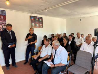 Laçın Rayon İcra Hakimiyyətinin başçısı Aqil Nəzərlinin növbəti görüşü-səyyar qəbulu Bərdə rayonunda keçirildi. 02.07.2026