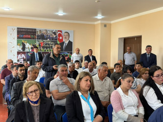 Laçın Rayon İcra Hakimiyyətinin başçısı Aqil Nəzərlinin növbəti görüşü-səyyar qəbulu Gəncə şəhərində keçirildi. 05.06.2026