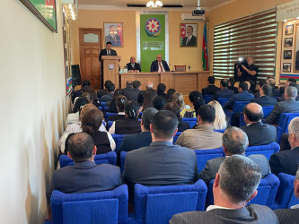 2025-ci ilin ölkəmizdə “Konstitusiya və Suverenlik İli” elan olunması ilə bağlı Laçın Rayon İcra Hakimiyyətində geniş  tədbir keçirilib