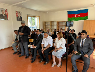 Laçın Rayon İcra Hakimiyyətinin başçısı Aqil Nəzərlinin növbəti görüşü-səyyar qəbulu Tərtər rayonunda keçirildi. 01.07.2026
