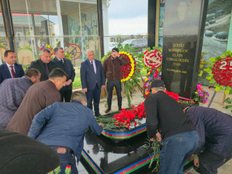 Aprel şəhidi Ülvin Məmmədovun xatirəsi ehtiramla yad edilib. 06.04.2026
