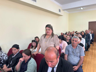 Laçın Rayon İcra Hakimiyyətinin başçısı Aqil Nəzərlinin növbəti görüşü-səyyar qəbulu Qaradağ rayonunda keçirildi. 22.05.2026