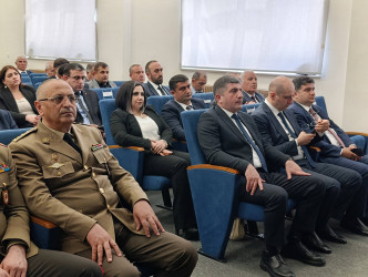 Laçın Rayon İcra Hakimiyyətinin nümayəndələri Xankəndi şəhərində keşirilmiş tədbirdə iştirak etmişlər.