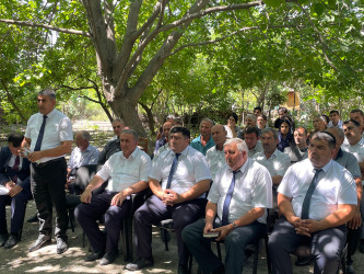 Laçın Rayon İcra Hakimiyyətinin başçısı Aqil Nəzərlinin növbəti görüşü-səyyar qəbulu Bərdə rayonu ərazisində keçirildi. 15.07.2025